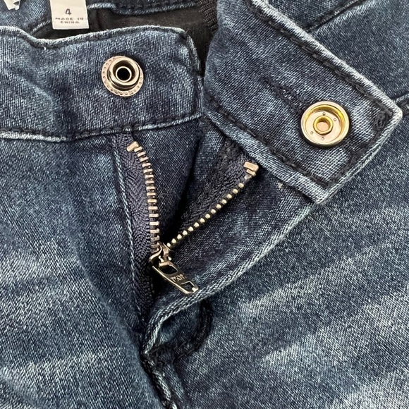 DKNY Skinny Fit Adjustable Waist Jeans Size 4 Kids - Picture 5 of 6